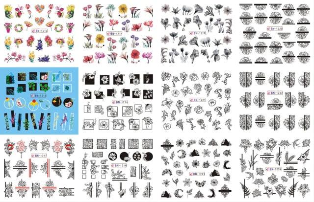 Pop Art Nail Stickers Sexy Girl Designs Comics Water Transfer Decals Manicure Lips Nail Art Decorations Slider Nail Art Stickers Decals Nail Art Supplies Valentines Day 3D Self-Adhesive Nail Decorations Accessories Women Girls Manicure Decorations