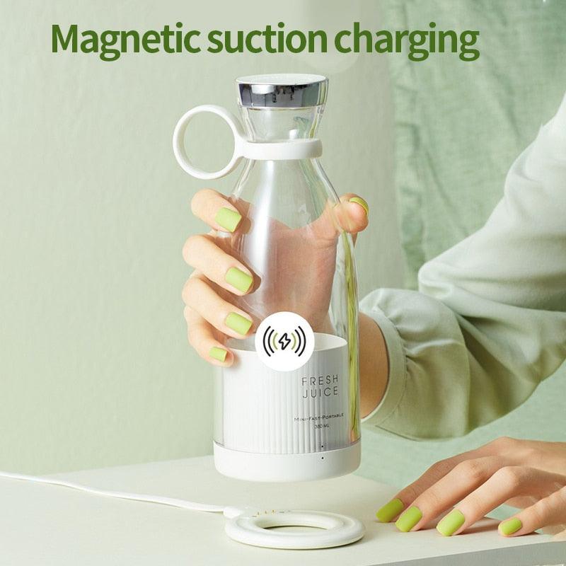 Portable Electric Juicer Blender Usb Mini Fruit Mixers Juicers Fruit Extractors Food Milkshake Multifunction Juice Maker Machine Personal Size Small Blender for Shakes Juice & Smoothies Mini Blender