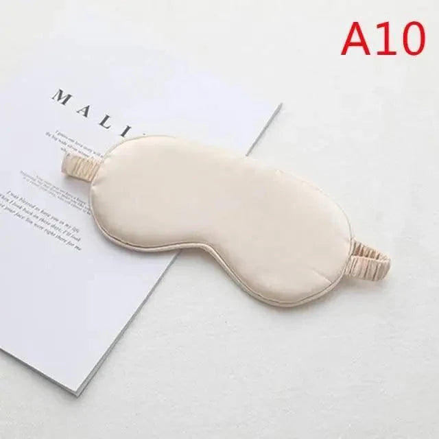 Portable Sleeping Eye Mask Cover Eye Patch Smooth Blindfold Rest Relax Eye Cover Soft And Comfortable Night Blindfold For Women
