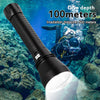 Powerful LED Rechargeable Dive Flashlight Cree Diving Flashlight Underwater Waterproof  High Lumen LED Scuba Diving  Torch Flashlight For Scuba Diving Underwater Torch