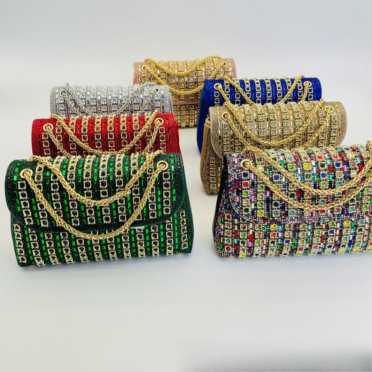 Premium Crystal Rhinestone Evening Clutch Bag (MAC427)