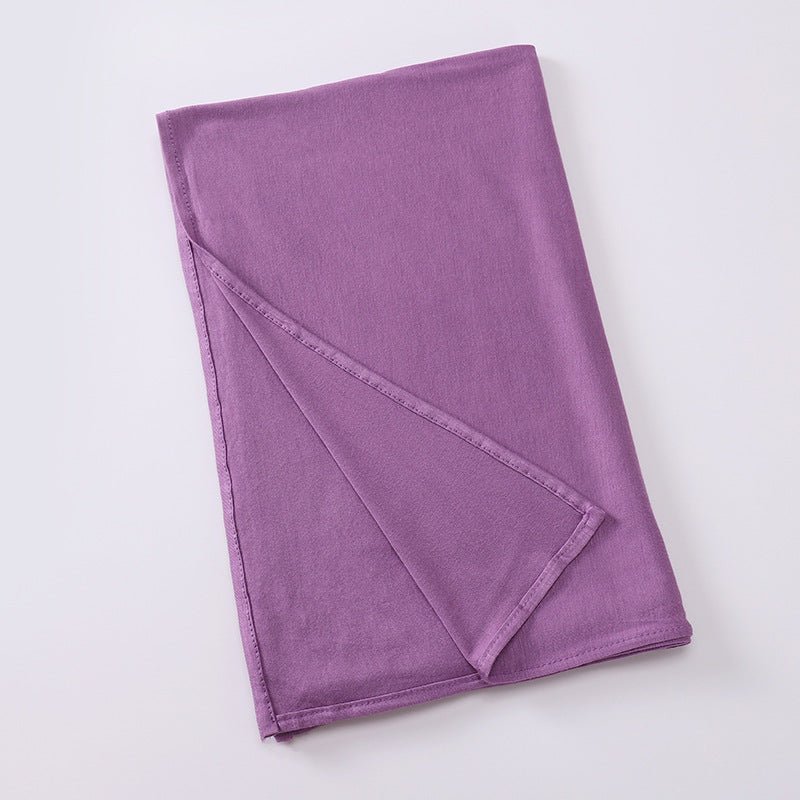 Premium Boho Style Large Mercerized Cotton Hijab (MH114）