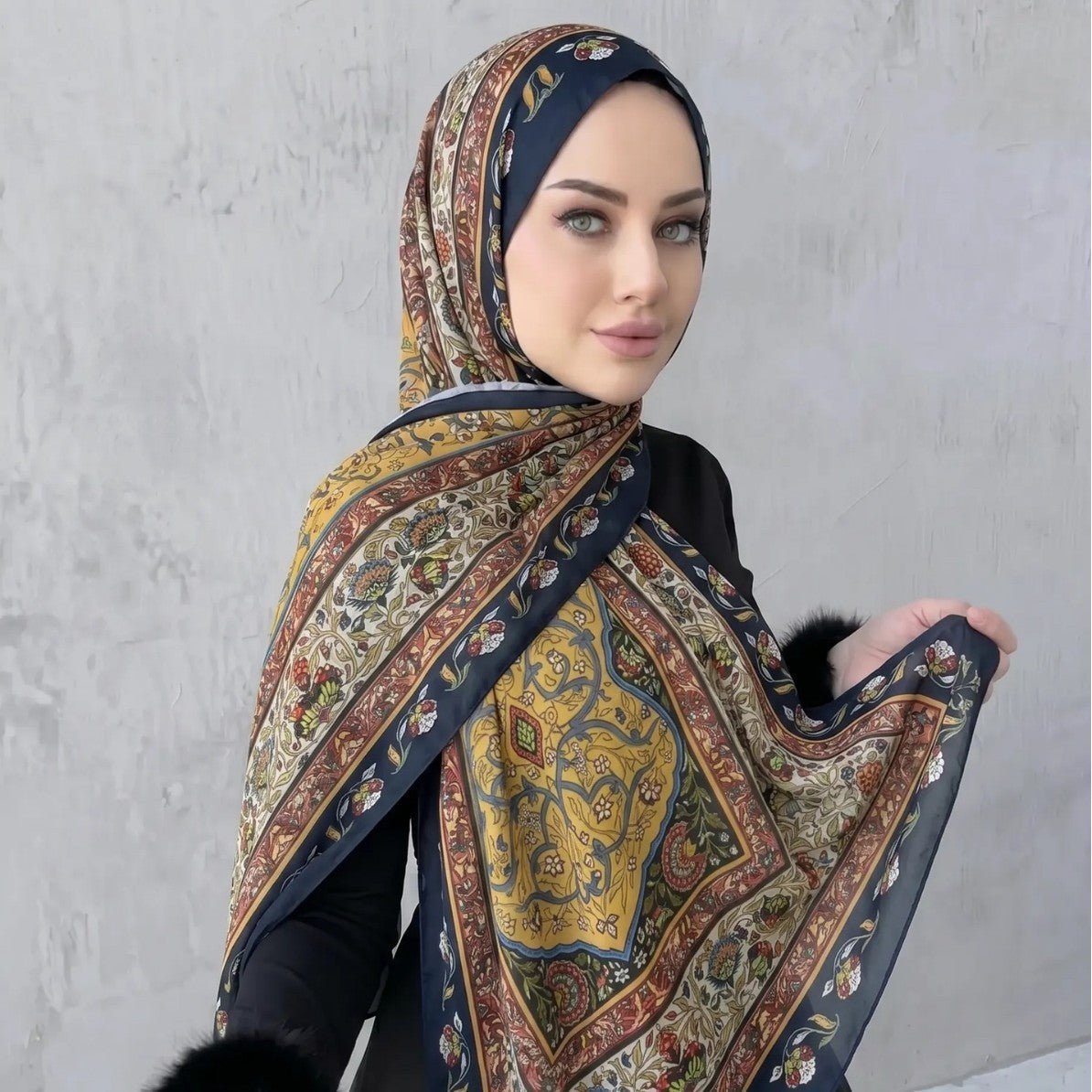 Printed Hijab Scarf(MH239)