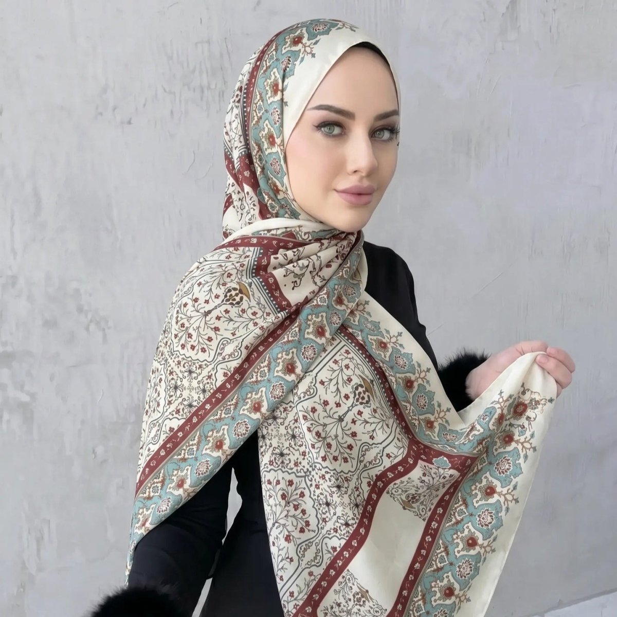 Printed Hijab Scarf(MH239)