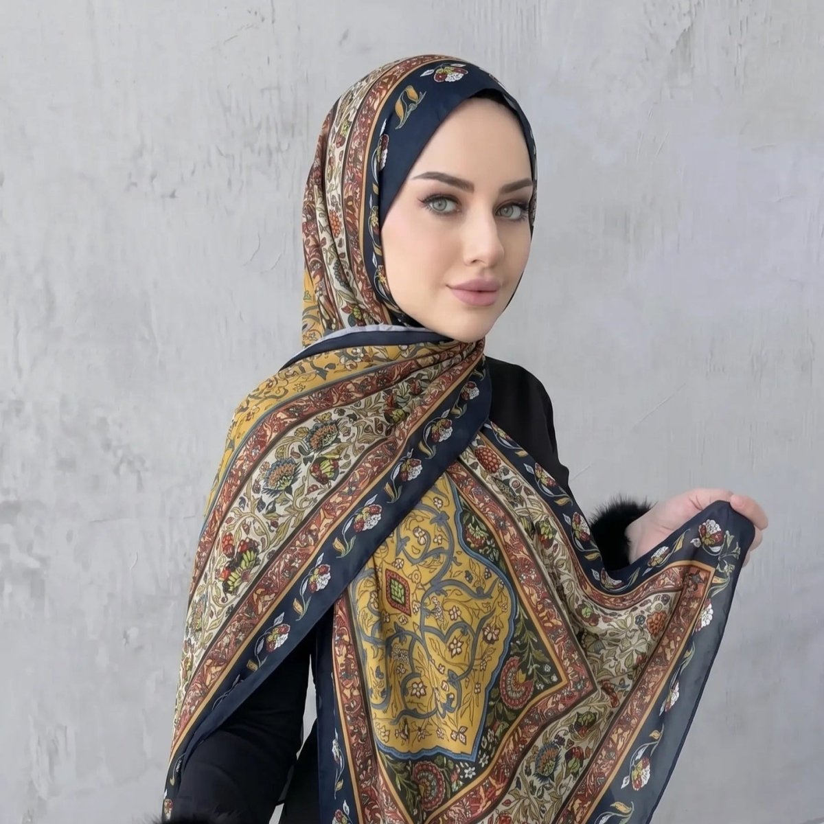 Printed Hijab Scarf(MH239)