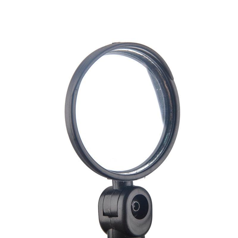 1Pc Bicycle Rearview Handlebar Mirrors Cycling Rear View Bike Silicone Handle Rearview Mirror Bike Mirrors Adjustable Bicycle Cycling Rear View Mirror For Handlebar