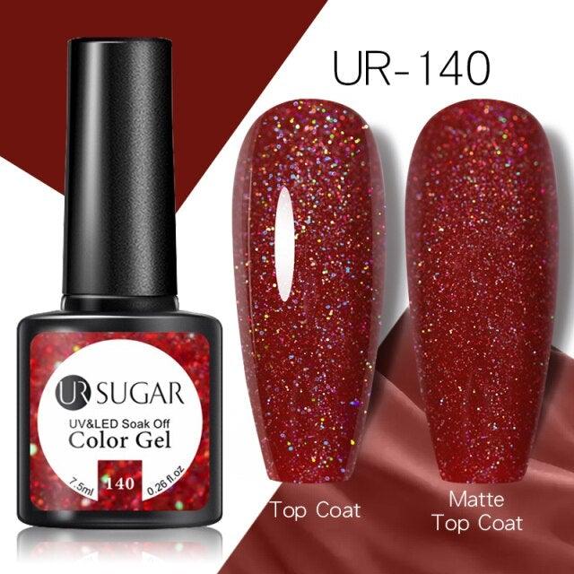 Brown Blue Gel Nail Polish UV LED Autumn Winter Series Matte And Glossy Colors Elegant Stylish Design For Womens