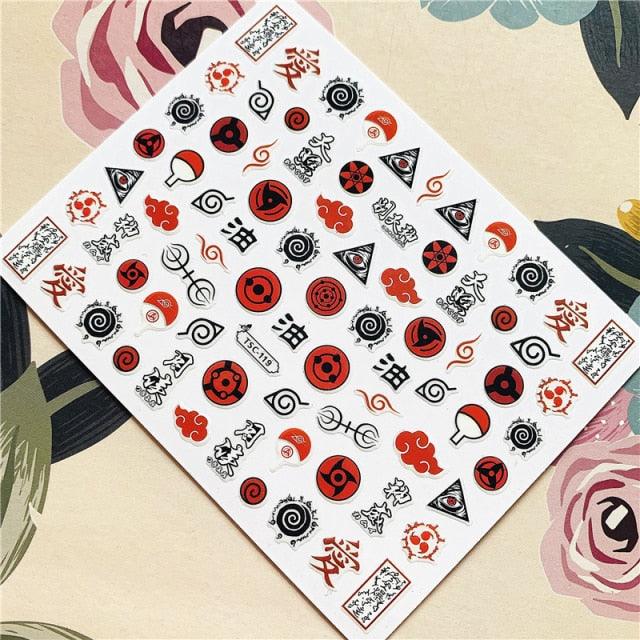 Cute rabbit Cute cat  Japanese Justice Girl 3D Back Glue Nail Sticker Nail Decoration Nail Art Nail Ornament Self Adhesive Nail Decals for Nail Art Decoration Including Hearts Stars Letters Bowknot Leaves Flowers Plants Fruits Butterflies for Woman
