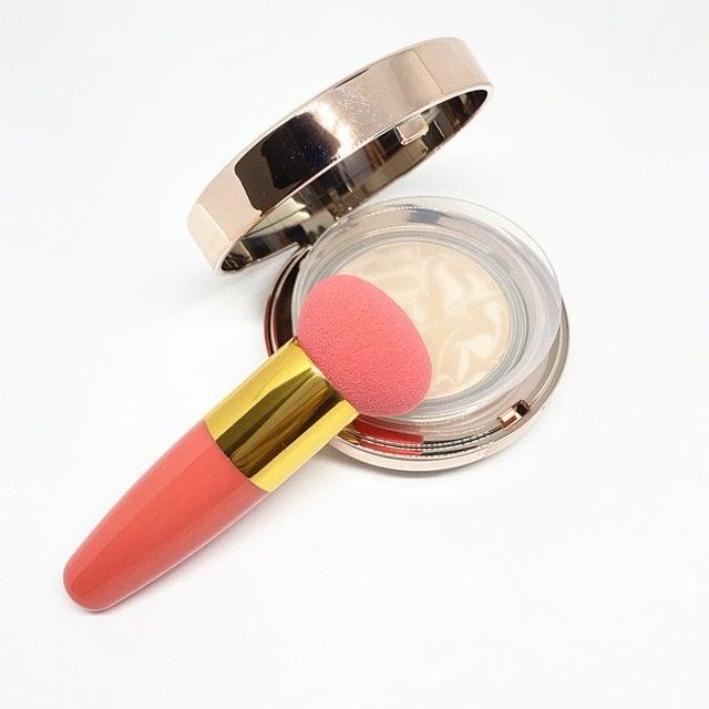 Professional Women Beauty Sponge Mushroom Head Powder Puff With Handle Smooth Shaped Make Up Colorful Sylish Design