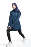 Quick-Dry Activewear with Thumb Holes Sports Top (MS289)