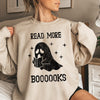 Read More Books Vintage Halloween Cozy Autumn Library Night Read Aloud Sweatshirt