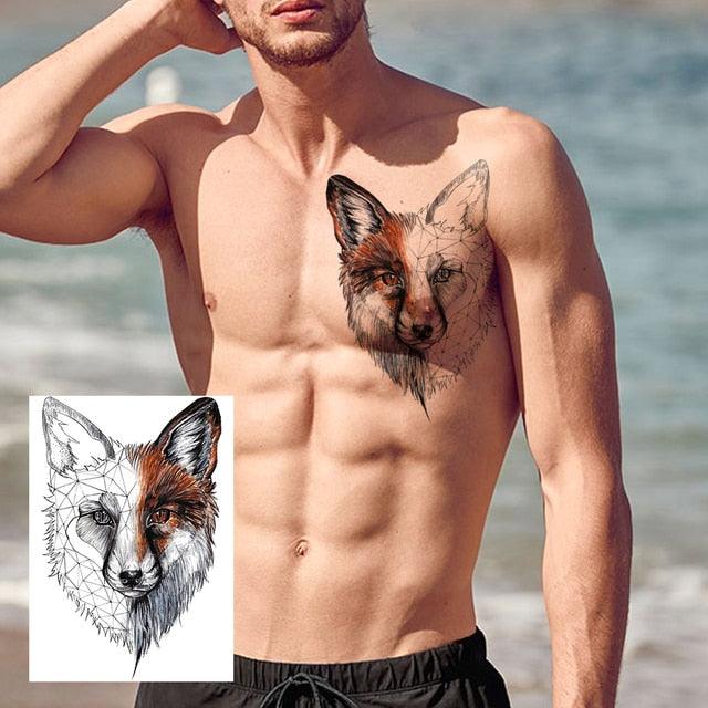 Realistic Tattoos Temporary Womens Flower Sticker Tattoos Waterproof Women Body Art Fake Legs Tattoo Stickers