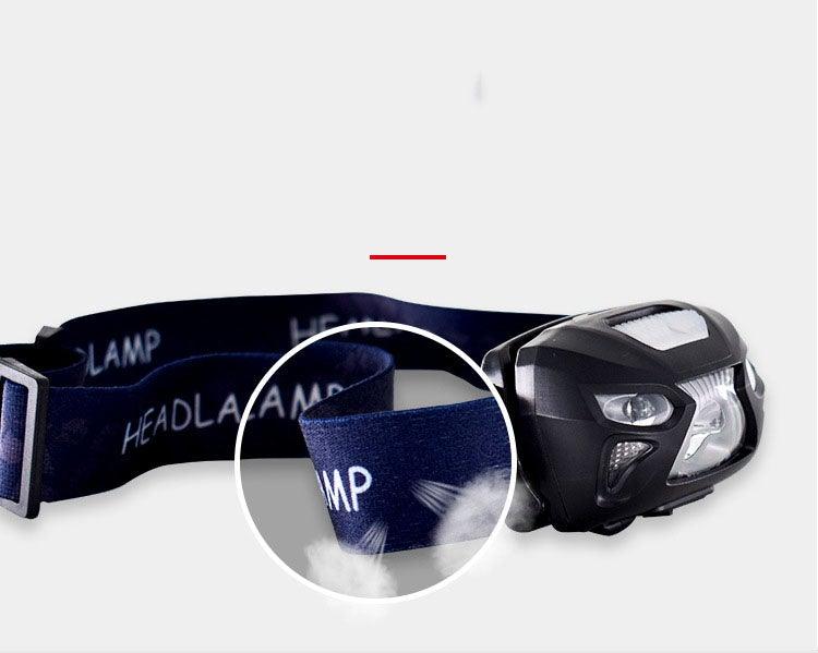 Rechargeable Adjustable LED USB Headlamp 10000Lm Powerfull Adjustable Waterproof Headlight Body Motion Sensor Head Flashlight For Outdoor Hiking Camping Torch Light Lamp