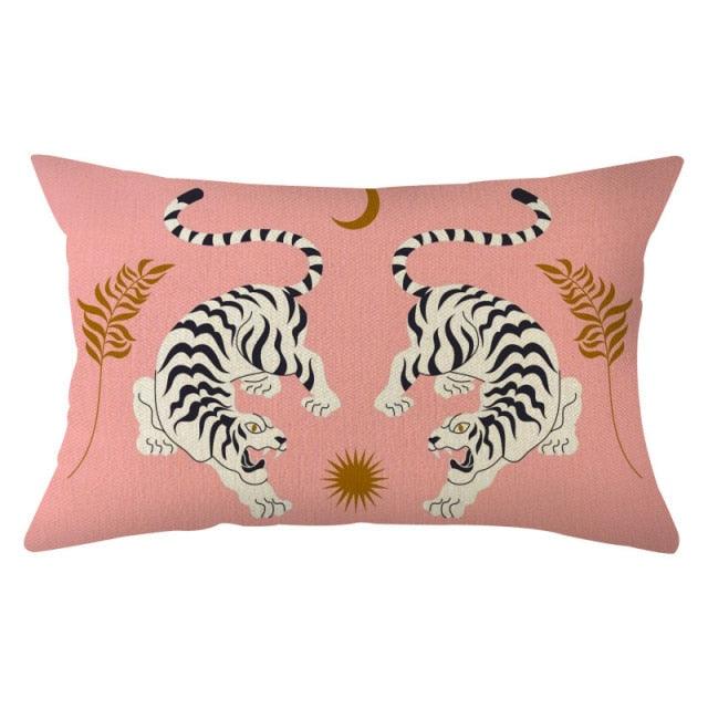 Rectangle Cushion Cover Cotton Fine Linen Pillowcase Brilliant Decorative Lined Linen Comfortable Cushion Covers Throw Pillow Cases For Sofa Pillows Baby Family Home Accessories