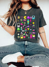 I Love The 80s Icon Pack Nostalgic Retro Pop Culture Graphics Edition Comfort Colors Tee