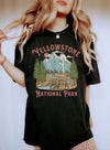 Yellowstone National Park Retro Wilderness Adventure Design Limited Edition Comfort Colors Tee