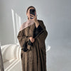 Reversible Jacquard Cardigan & Dress Set(MOA282)