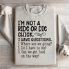 Rie Or Die Chick Sweatshirt