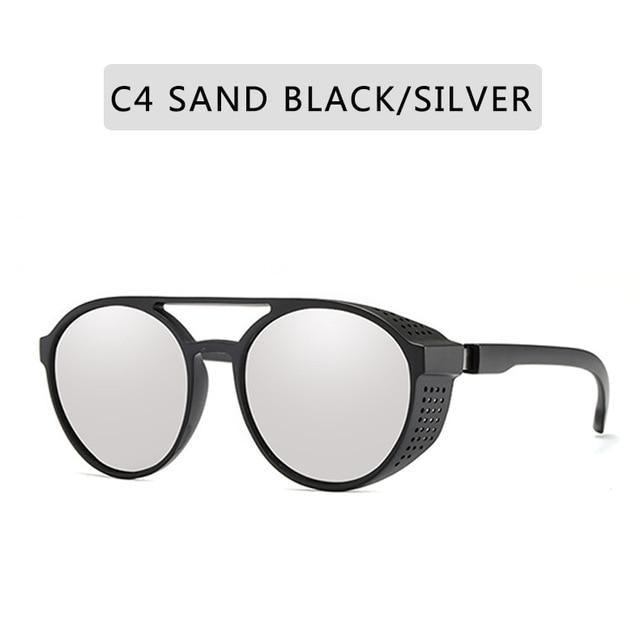Round Vintage Sunglasses Retro Eyewear For Men Women Classic Sunglasses For Women & Men Retro Style Goggles In Round Shape Flip Up Driving Glasses Vintage Style & Fashionable  Eyewear