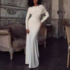 Ruched Bodycon Maxi Dress(MS219)