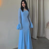 Ruffle Sleeve Dress with Crisscross Neckline(MS335)