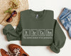 Sarcasm Periodic Table Funny Science Nerdy Quote Sarcastic College Humor Graphic Sweatshirt
