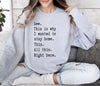 I Wanted To Stay Home Sarcastic College Cozy Campus Vibe Limited Edition Sweatshirt