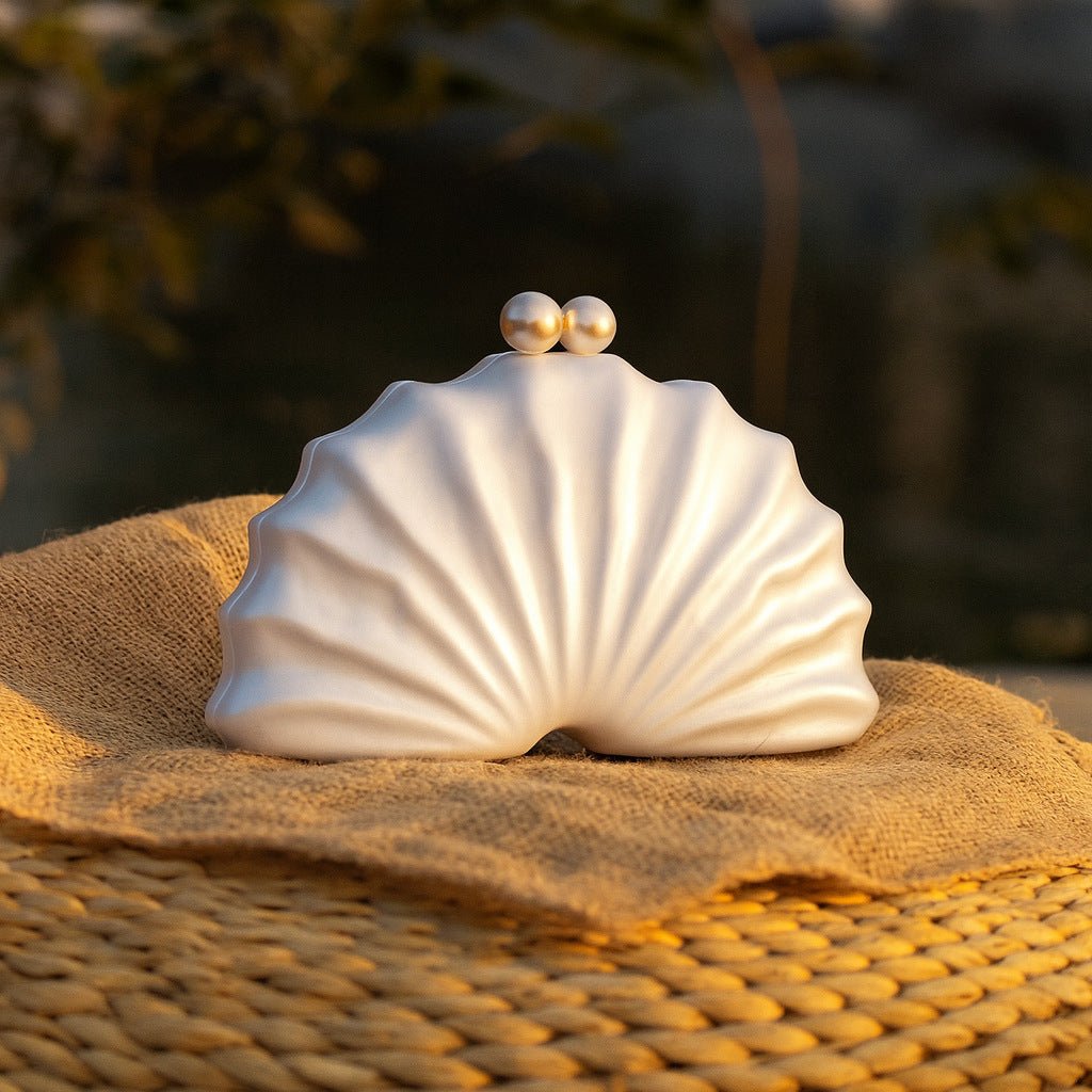 Shell Acrylic Clutch Evening Bag (MAC300)