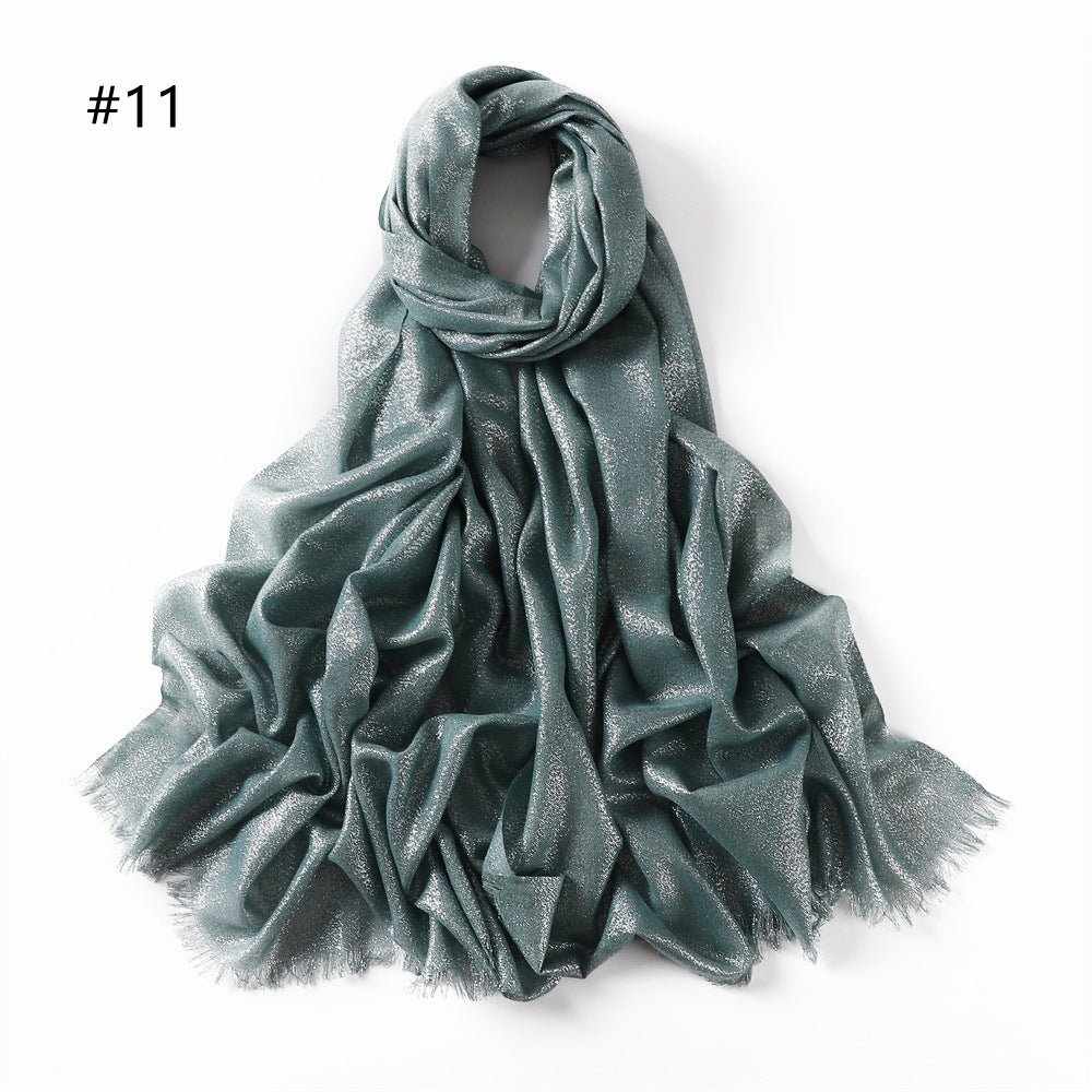 Shining Artificial Bright Silk Hijab (MH100)