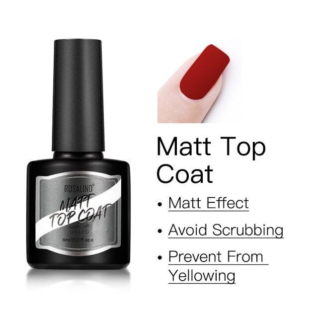 Shiny Womens Gel Nail Polish Permanent Painting Glossy Matte Effect For Manicure Nail Art Design For Womens and Girls