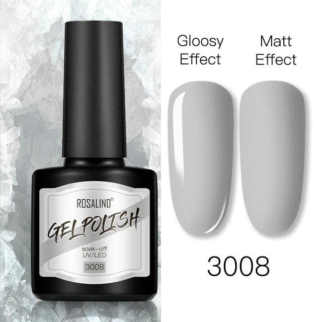 Shiny Womens Gel Nail Polish Permanent Painting Glossy Matte Effect For Manicure Nail Art Design For Womens and Girls