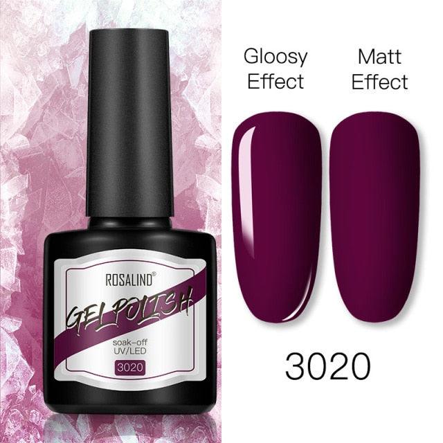 Shiny Womens Gel Nail Polish Permanent Painting Glossy Matte Effect For Manicure Nail Art Design For Womens and Girls