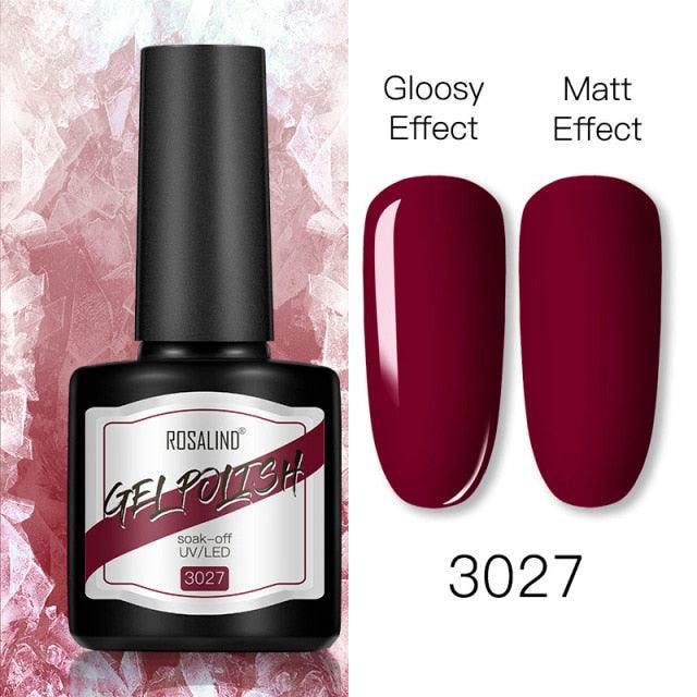 Shiny Womens Gel Nail Polish Permanent Painting Glossy Matte Effect For Manicure Nail Art Design For Womens and Girls