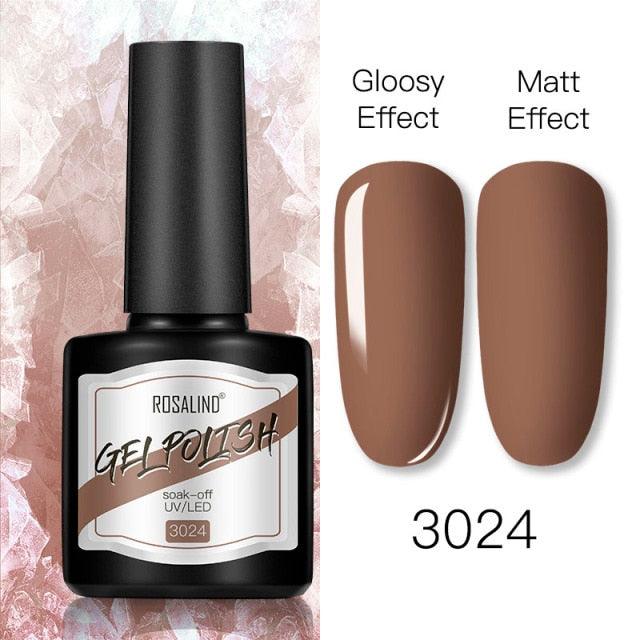 Shiny Womens Gel Nail Polish Permanent Painting Glossy Matte Effect For Manicure Nail Art Design For Womens and Girls
