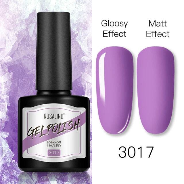 Shiny Womens Gel Nail Polish Permanent Painting Glossy Matte Effect For Manicure Nail Art Design For Womens and Girls