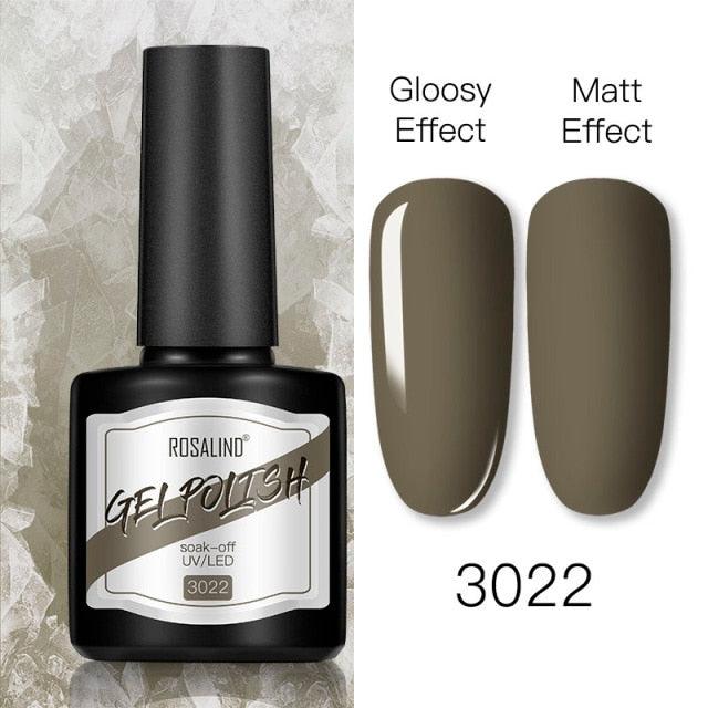 Shiny Womens Gel Nail Polish Permanent Painting Glossy Matte Effect For Manicure Nail Art Design For Womens and Girls