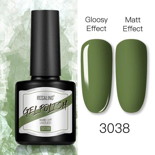 Shiny Womens Gel Nail Polish Permanent Painting Glossy Matte Effect For Manicure Nail Art Design For Womens and Girls