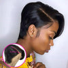Short Pixie Cut Wig Transparent Lace Human Hair Wigs For Women Straight Frontal Wig Side Part Bob Wig Short Lace Part Wigs For Black Women Gifts for Girlfriends