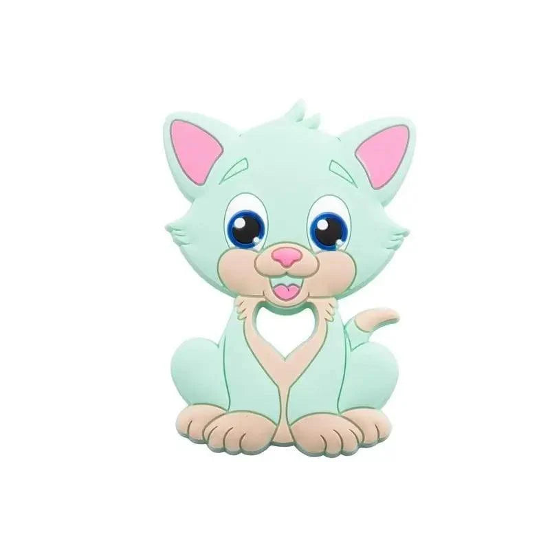 Silicone Baby Teethers Turtle 1PC Food Grade Animal Silicone Tiny Rod Children's Goods Nurse Gift Baby Teether Toys Bite Bites