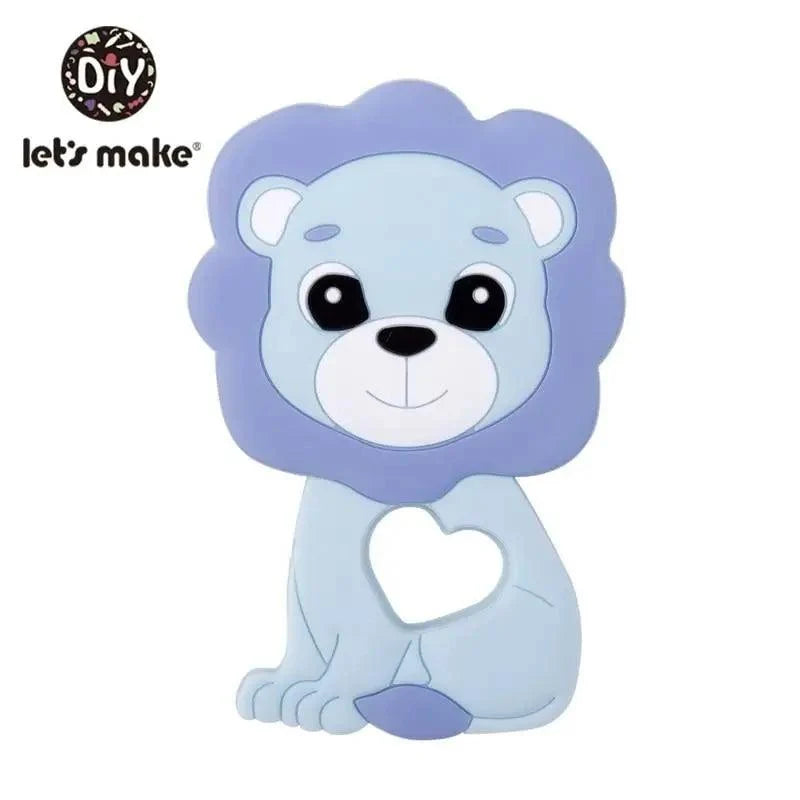 Silicone Teether Rodent Cartoon Animals 1pc Food Grade Silicone Pandents,  Teething Toys For Teeth Tiny Rod Baby Teethers Gift