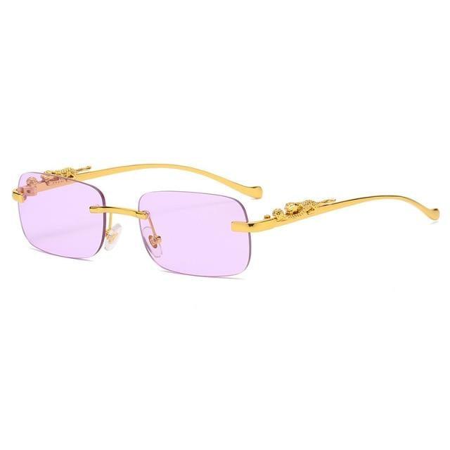 Simple Design Stylish Fashionable Sunglasses Vintage Square Shape Sunglasses For Women & Men New Luxury Design Popular Travel Driving Metal Frame Sun Glasses Anti Blue Light Summer Eyeglasses