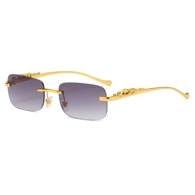 Simple Design Stylish Fashionable Sunglasses Vintage Square Shape Sunglasses For Women & Men New Luxury Design Popular Travel Driving Metal Frame Sun Glasses Anti Blue Light Summer Eyeglasses