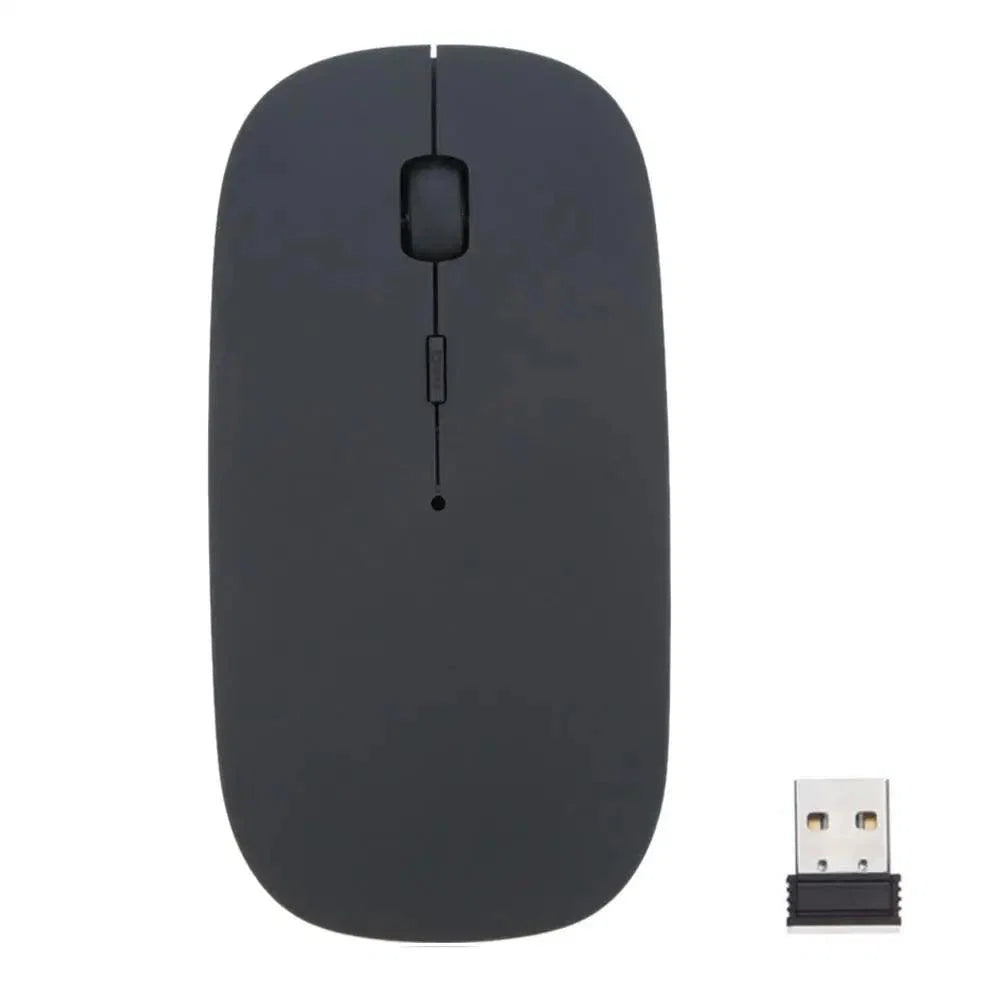Simple Thin 1600 DPI USB Optical Black/White Wireless Computer Office Mouse Ultra Slim 2.4GHz Mouse For PC Laptop Classic Gaming Mouse