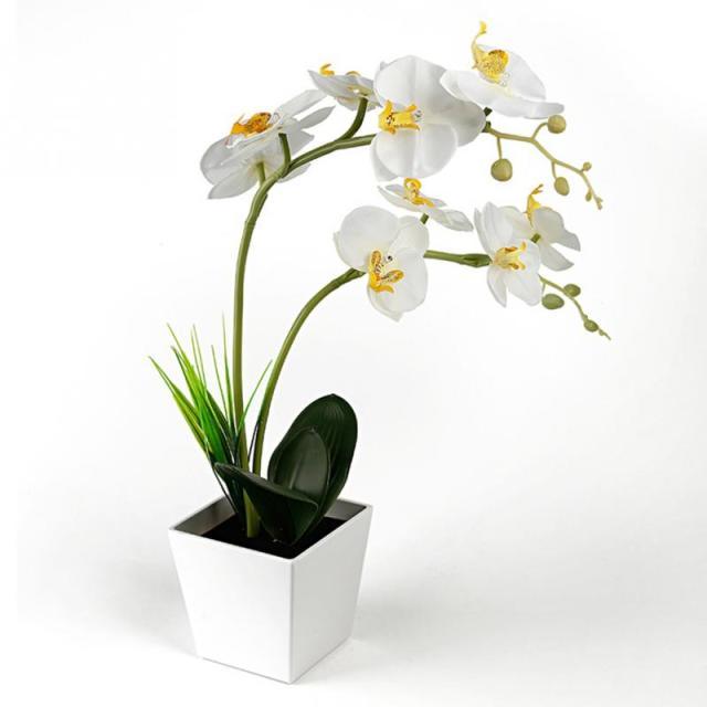 Simulation Lifelike Simple Potted Decor Artificial Bonsai Pine Tree Decorative Bonsai Ornaments Fake Gift Artificial Accessories Fake Flowers Arrangements for Home Decoration