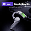 Single-Ear Sports Waterproof Car Earphone Ultra Standby Bluetooth-Compatible Headset Bone Conduction Ear Hook Headphone Sports Headphones Wired Gaming Earbuds Monitor Earphones with Mic, Stereo Sound Volume Control and Detachable Microphone