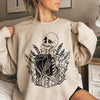 Reading Skeleton Vintage Halloween For Spooky Season Fans And Halloween Lovers Sweatshirt