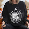 Reading Skeleton Halloween Library Lover Spooky Book Nerd Edition Cozy Comfort Sweatshirt