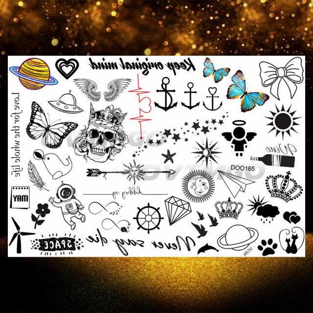 Small 3D Dinosaur Temporary Sticker Tattoos Colorful Tiny Tattoos For Party Children