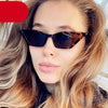 Small Leopard Cateye Design Women Sunglasses Vintage Glasses For Women Summer UV Eyewear Protection Eye Catching Cool Sunglasses For Women Goggles Plastic Frame