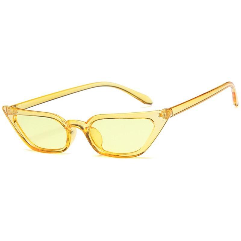 Small Leopard Cateye Design Women Sunglasses Vintage Glasses For Women Summer UV Eyewear Protection Eye Catching Cool Sunglasses For Women Goggles Plastic Frame
